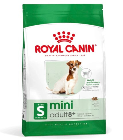 Royal Canin crocchette mini adult 8+
kg. 2