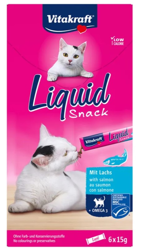 Snack liquido per gatti al Salmone 15 gr