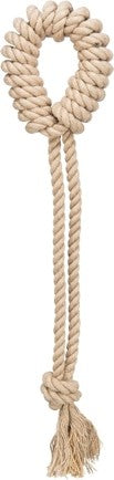 CORDA GIOCO con ANELLO,in CANAPA,50cm