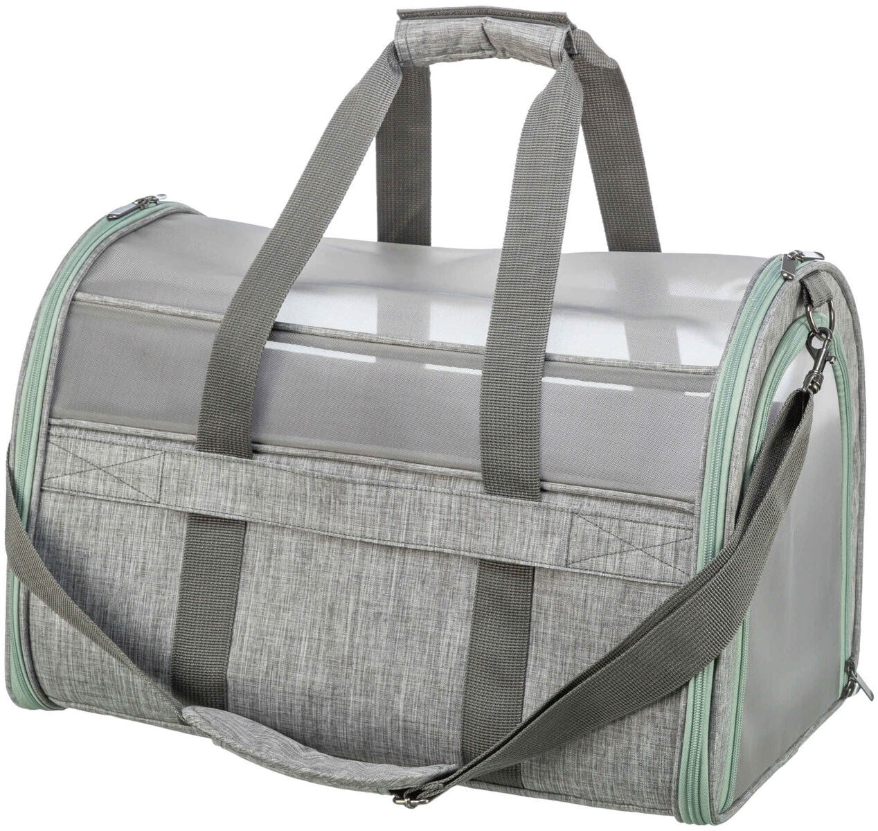 BORSA DILLON,33x32x54cm,GRIGIO/MENTA