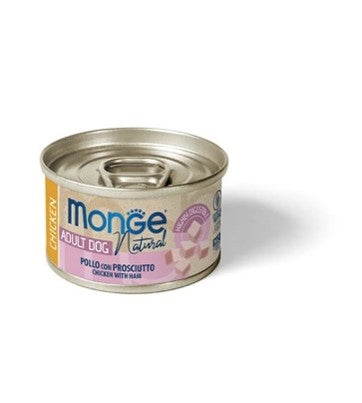 Monge Dog pollo con prosciutto
