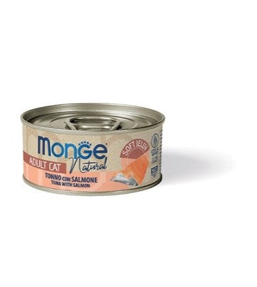 Monge Jelly pezzetti di tonno con salmone 80g