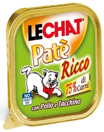 Lechat patè vaschetta pollo e tacchino 100G