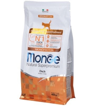 monge kitten anatra 400gr