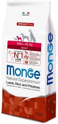 Mini Adult Agnello, riso & patate MONOPROTEIN kg. 7,5