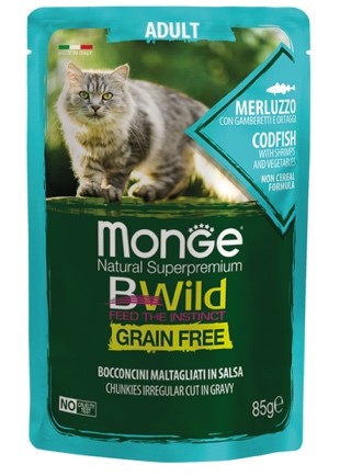 MONGE BWILD BUSTE ADULT merluzzo/gamb.ti/ortaggi