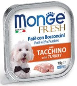 Monge Fresh vaschetta tacchino 100G