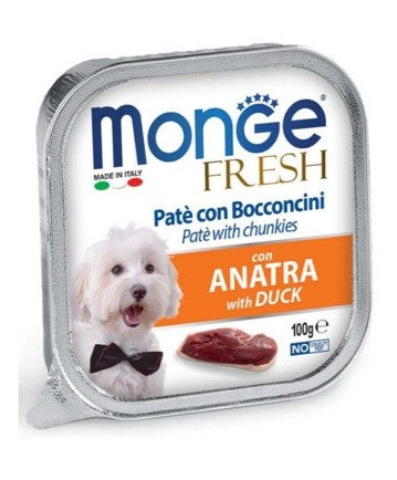 Monge Fresh vaschetta anatra 100G