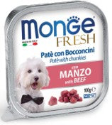 Monge Fresh vaschetta manzo 100g