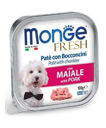 Monge Fresh vaschetta maiale 100G