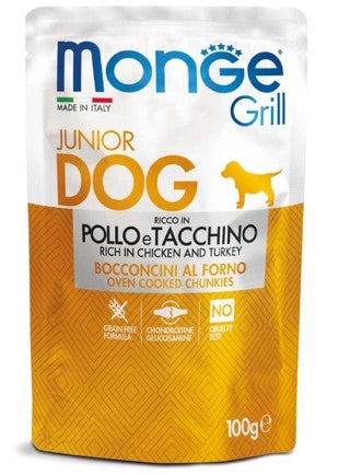 Monge grill buste puppy pollo tacchino