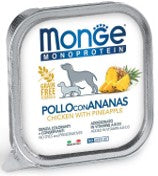 Monge Monoproteico frutta pollo e ananas 150G