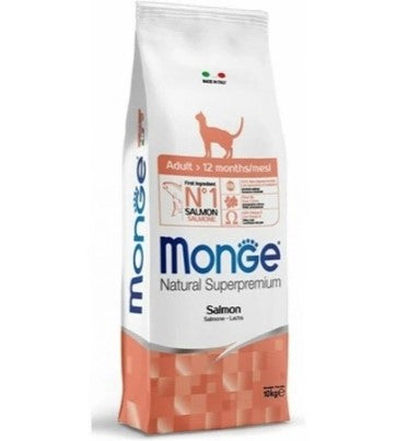 MONGE GATTO ADULTO SALMONE 10 KG