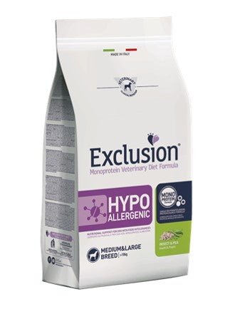HYPOALLERGENIC INSECT & PEA MEDIUM/L conf. 12 kg