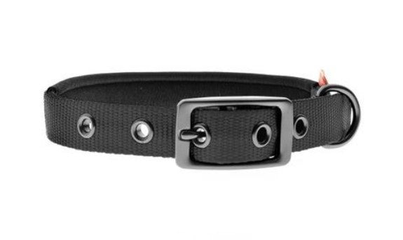 COLLARE NYLON IMBOTTITO 45X2CM NERO