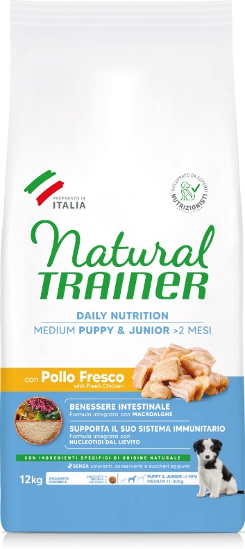 NATURAL TRAINER PUPPY MEDIUM POLLO 12KG