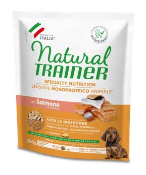 SENSITIVE NO GLUTEN PUPPY MINI SALMONE 800GR