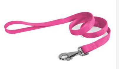 guinzaglio in nylon 12x1000 rosa fluo