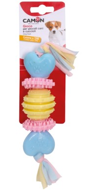 GIOCO CUCCIOLO IN TPE CON NASTRO 23 CM