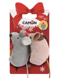 GIOCO PER GATTI TOPINI NATALIZI 2 PACK 4p