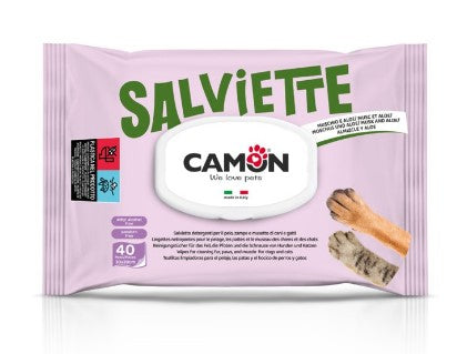 SALVIETTE MUSCHIO E ALOE 40 PZ.
