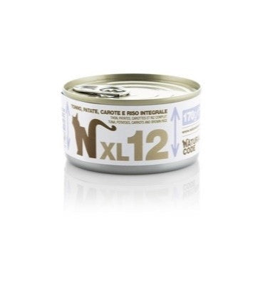 XL12 TONNO,PATATE,CAROTE E RISO INTEGRALE 150G