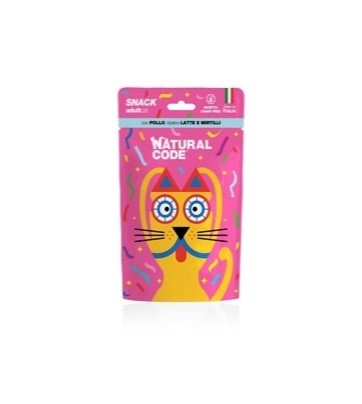 SNACK ADULT POLLO LATTE E MIRTILLI 60G.