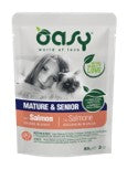 OASI BOCCONCINO IN SALSA MATURE E SENIOR CON SALMONE BUSTA DA G.85