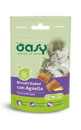 OASI BISCOTTI RIPIENI CON AGNELLO BUSTINA G. 60