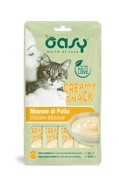 snack mousse per gatto con pollo in conf. da 4x15g.