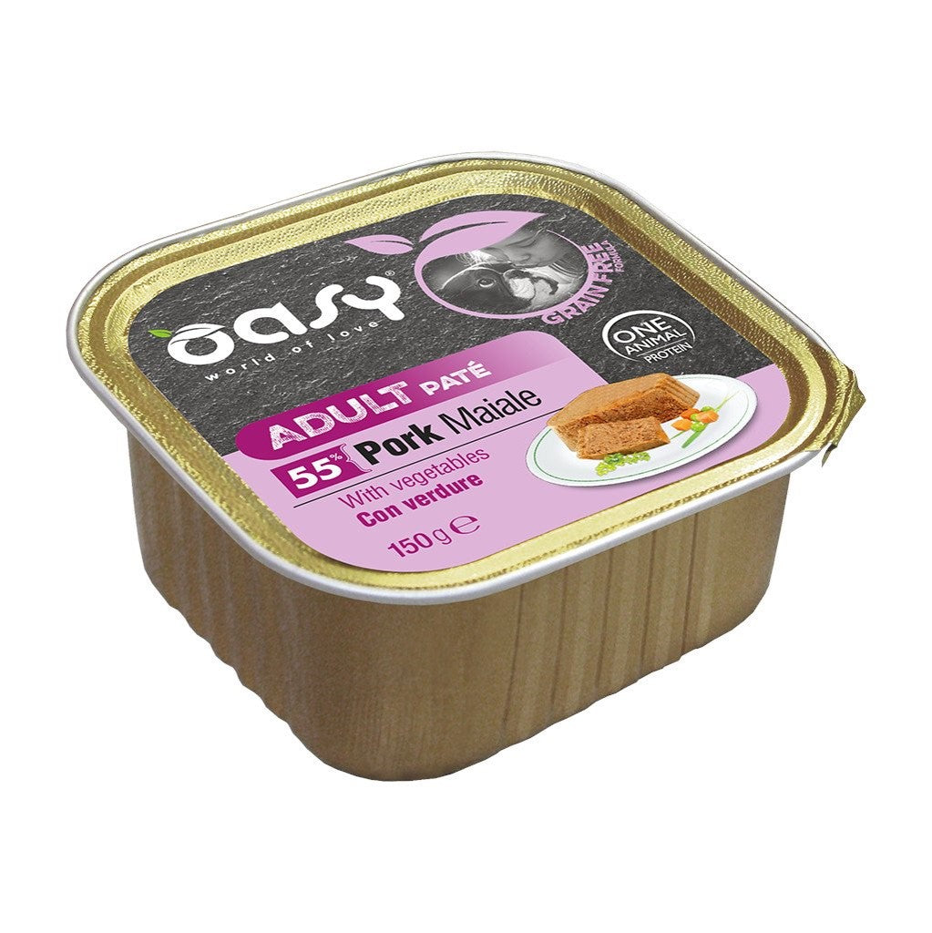 OASY GRAIN FREE PATE' MAIALE g.150