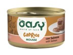 Oasy Wet Cat CAPRICE - Mousse per GATTINI con SALMONE Lattina 85 gr (18pz)