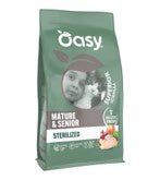 Oasy Dry Cat Superior - MATURE & SENIOR STER. POLLO 1,5 kg (4pz)