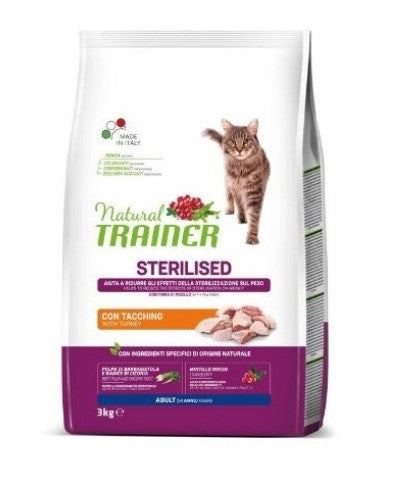 STERILIZZED 3KG CON TACCHINO E FIBRA DI PISELLO