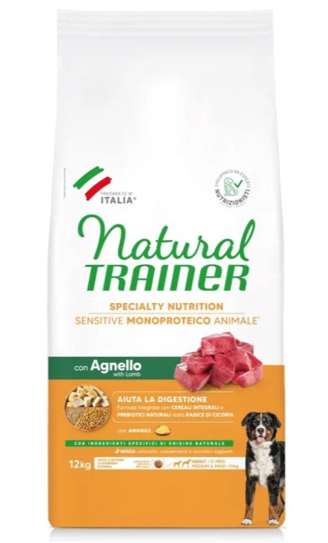 SENSITIVE ADUL 12KG CON AGNELLO E CEREALI