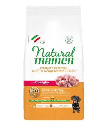 sensitive no gluten adulto small 2kg con coniglio