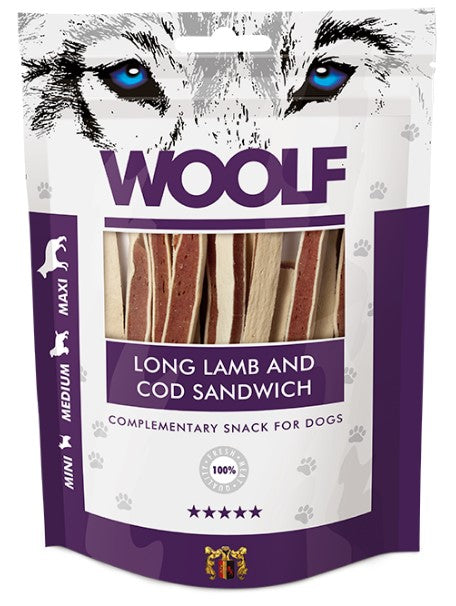 WOOLF SANDWICH DI AGNELLO CON MERLUZZO IN BUSTA G. 100