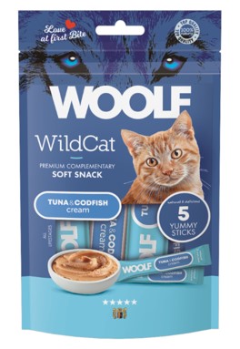 woolf wildcat cream 5 pz. tonno e merluzzo