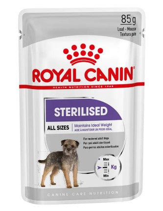 Royal Canin umido sterilised per tutte le taglie in busta g. 85