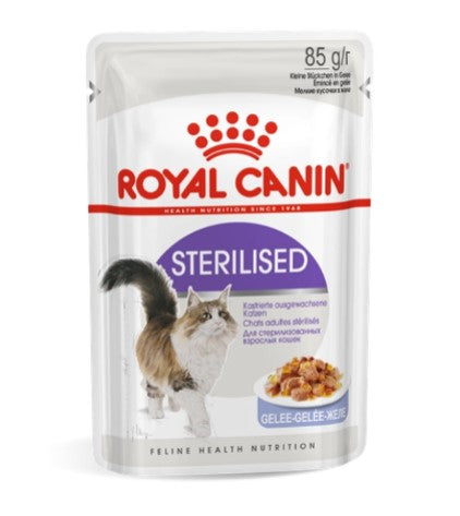 royal canin umido sterilised in gelatina in bustina g. 85