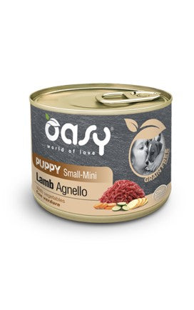 Oasy Wet Dog ONE - PUPPY SMALL/MINI AGNELLO Latt. 200 g (24pz)