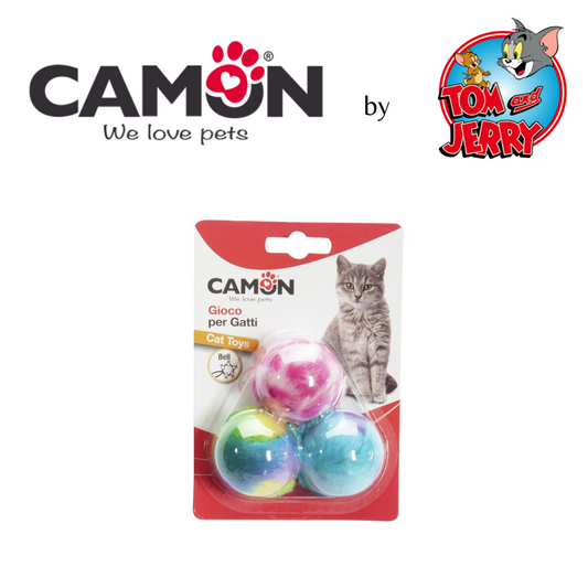 CAMON RUBBER BONE TOY FOR DOGS WITH SPIKES
