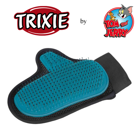 TRIXIE SPAZZOLA A FORMA DI GUANTO SETOLE METALLO