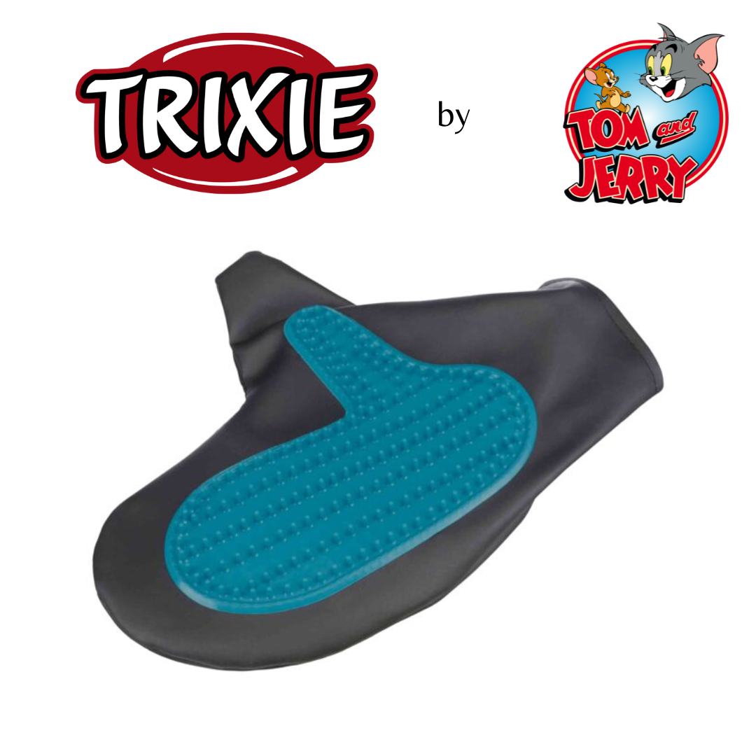 TRIXIE SPAZZOLA A FORMA DI GUANTO SETOLE IN GOMMA