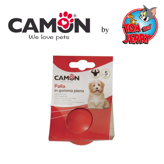 CAMON RUBBER BONE TOY FOR DOGS WITH SPIKES