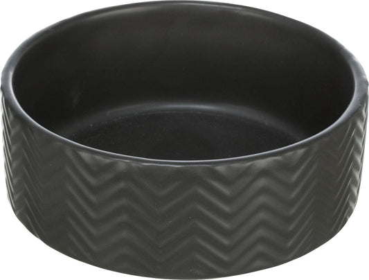 CIOTOLA,ceramica,0.9l/ø16cm,NERO OPACO