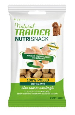 nutrisnack puppy e adult al pollo g.20