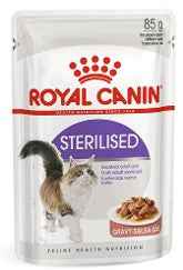 ROYAL CANIN GATTO BUSTE STERILIZZATO IN SALSA8+4 IN OMAGGIO