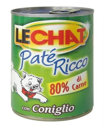 LECHAT RICCO coniglio     patè gr.400x24