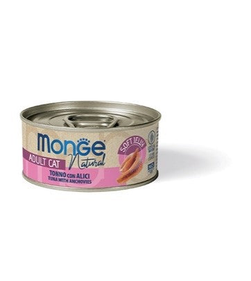 Monge Jelly filetti di tonno con alici - Senior